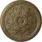 Ekena Millwork Luton Ceiling Medallion (Fits Canopies up to 3 1/2"), 21"OD x 2"P, Mississippi Mud Crackle CM21LUMMC - alternate 1